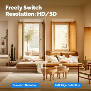 Alternative view of Camera WiFi de interior Tuya 4MP pentru supraveghere cu Night Vision si Detectie Miscare